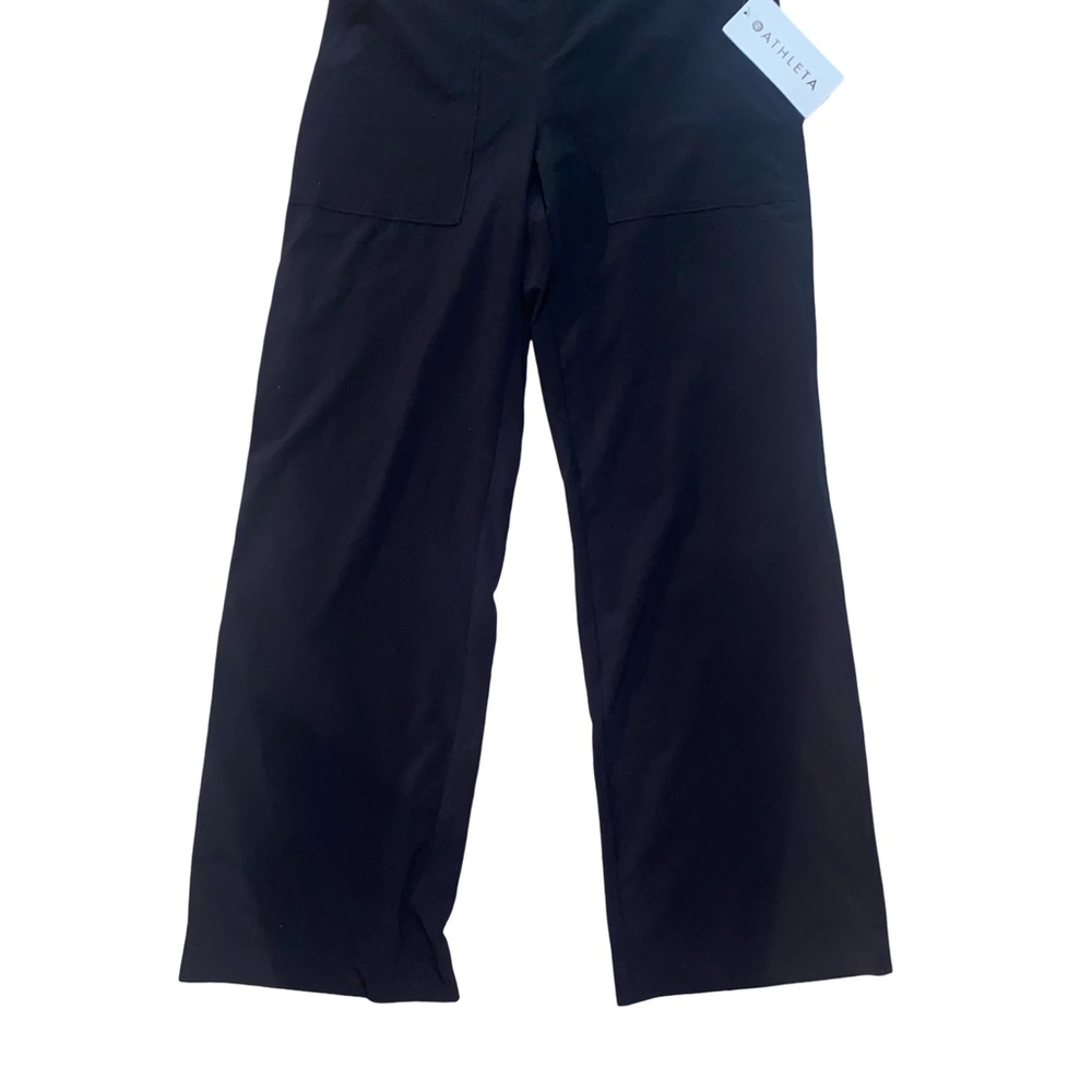 Athleta Black Casual Wide-Leg Pants